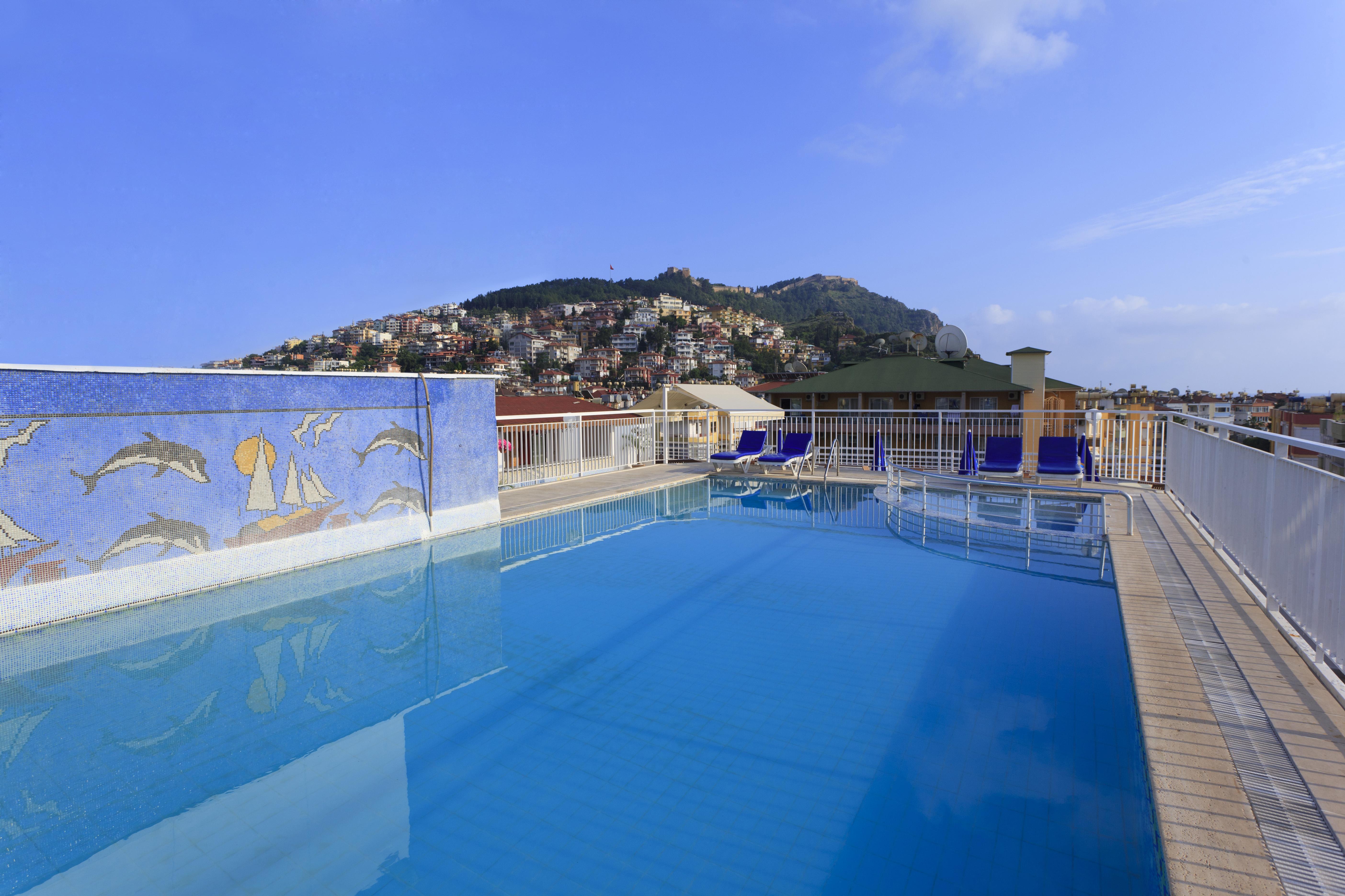 Kleopatra Aytur Apart Hotel Alanya Buitenkant foto